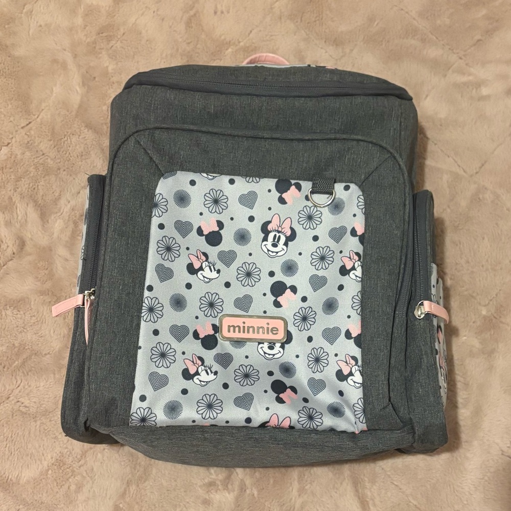 Minnie Mouse Gray Backpack